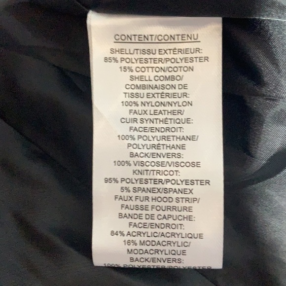 Nine West Jacket Hooded Long Parka Navy Small - Picture 15 of 16